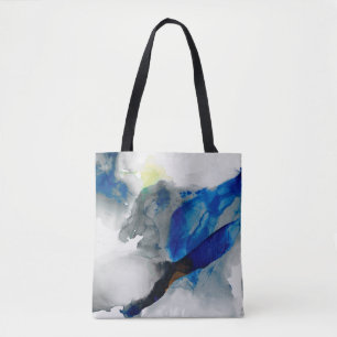 Ephemeral - Blue & Grey Tote Bag