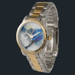 Ephemeral - Blue & Grey Watch<br><div class="desc">Ephemeral I by Sisa Jasper. Smokey-like abstract design done in greys and deep blues.</div>