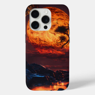 Ephemeral Chaos: Highly Detailed 8K AMOLED Mobile  iPhone 15 Pro Case