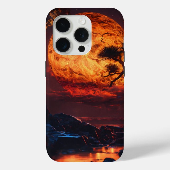 Ephemeral Chaos: Highly Detailed 8K AMOLED Mobile  Case-Mate iPhone Case (Back)