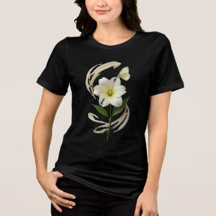 Ephemeral Grace Bloom and Drift Delicate Balance N Tri-Blend Shirt