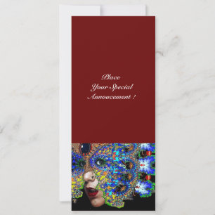 EPHEMERAL Mardi Gras Masquerade Ball ,Blue Mask Announcement