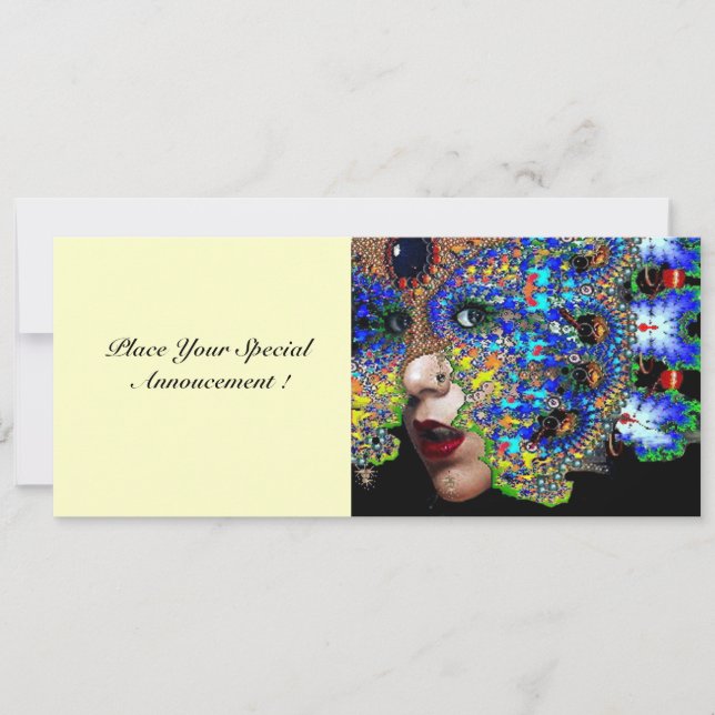 EPHEMERAL masquerade costume ball  white ice Announcement (Front)