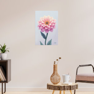 Ephemeral Petal Sketch Poster