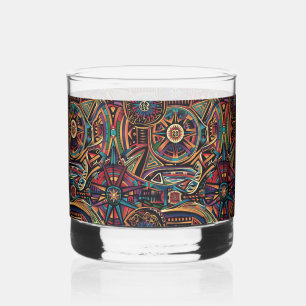 Ephemeral Sapphire "Forbidden Keywords Not Used" G Whiskey Glass