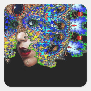 EPHEMERAL SQUARE STICKER