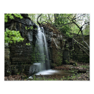 Ephemeral Waterfall Photo Print