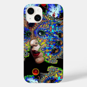 EPHEMERAL/ WOMAN WITH COLORFUL FRACTAL MASK Case-Mate iPhone 14 CASE