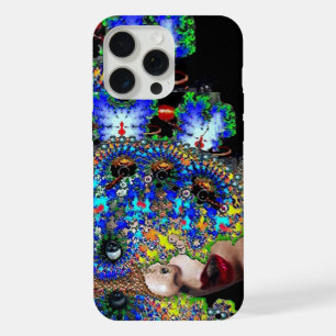 EPHEMERAL/ WOMAN WITH COLORFUL FRACTAL MASK iPhone 15 PRO MAX CASE