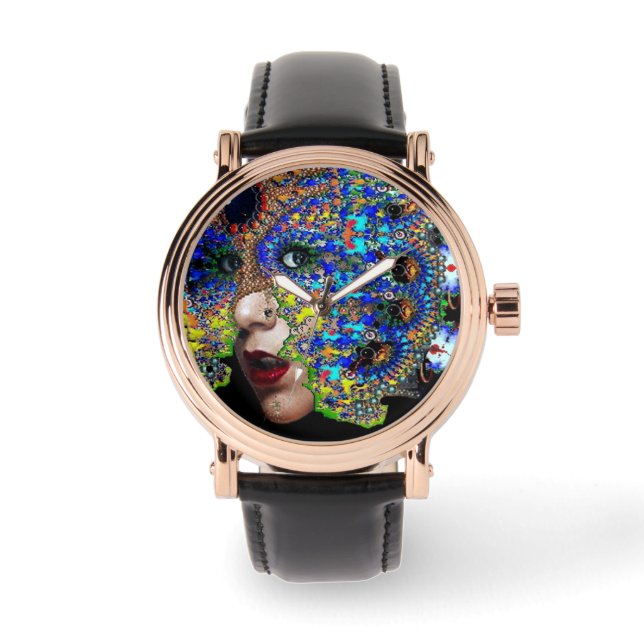 EPHEMERAL WOMAN WITH FRACTAL MASK WATCH (Front)