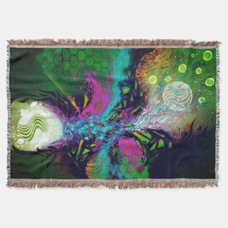 EPHEMERE Cover by Christèle Chabrette Throw Blanket