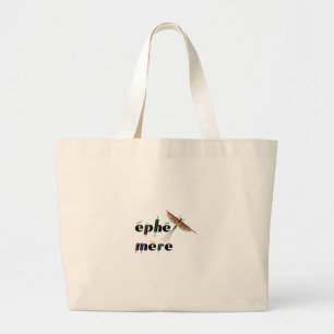 éphémère instantané large tote bag