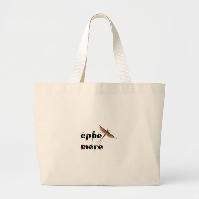 éphémère instantané large tote bag (Front)