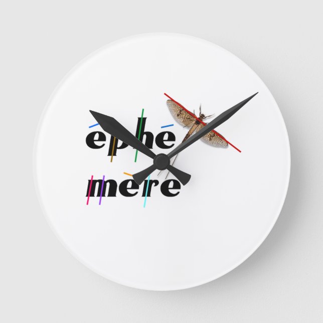 éphémère instantané round clock (Front)