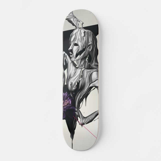 Ephemeros #01 skateboard deck (Front)