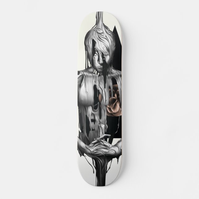Ephemeros #02 skateboard deck (Front)
