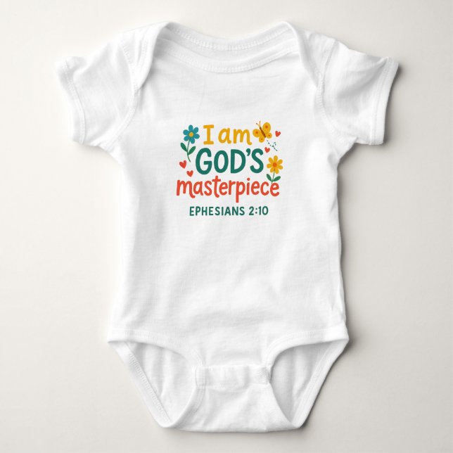 Ephesians 2:10 Baby Bodysuit (Front)