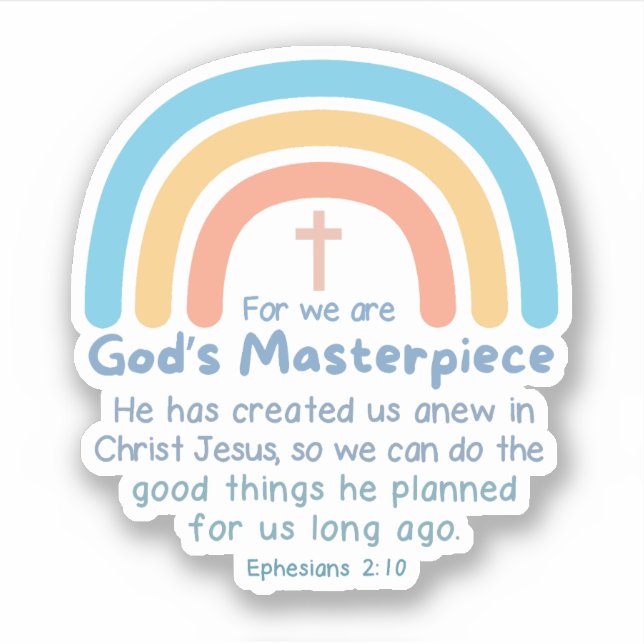 Ephesians 2:10 Gods Masterpiece (Front)