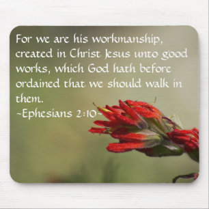 Ephesians 2:10 mouse mat