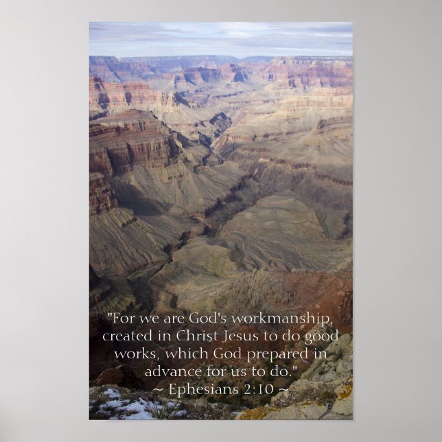 Ephesians 2:10 Poster (Front)