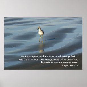 Ephesians 2:8& 9 Poster