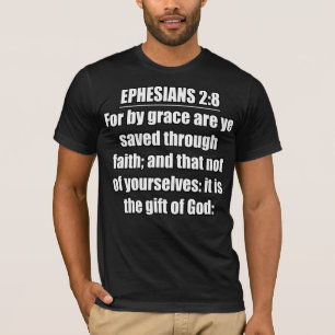 Ephesians 2:8 Mens Tee By Grace Ye Are Saved