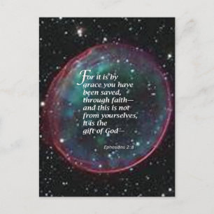 Ephesians 2:8 postcard