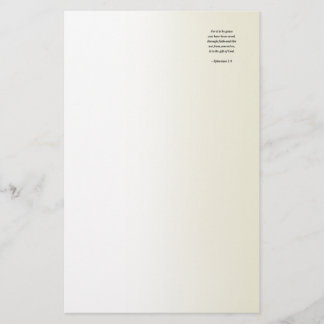 EPHESIANS 2:8 STATIONERY