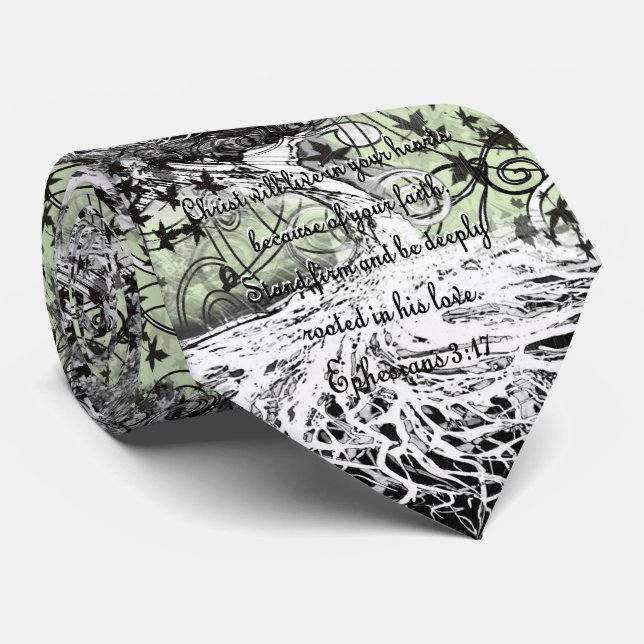 Ephesians 3:17 tie (Rolled)