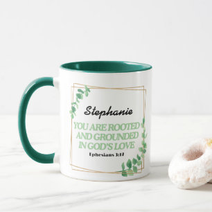 Ephesians 3:17 You Are Rooted Personalised Mug