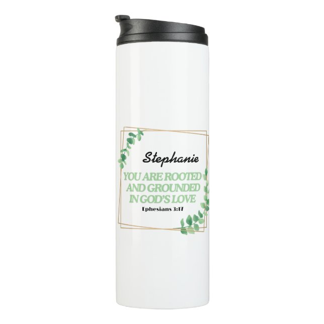 Ephesians 3:17 You Are Rooted Personalised Mug (Rotated Right)