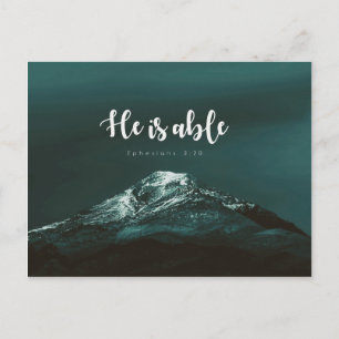 Ephesians 3:20 - He is Able Postcard