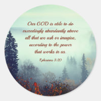 Ephesians 3:20 Our GOD is Able... Fall Forest
