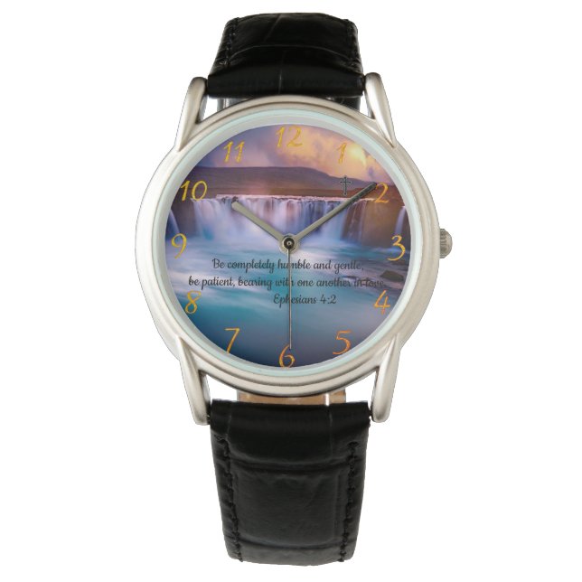 Ephesians 4:2 Christian Faith prayer  Watch (Front)