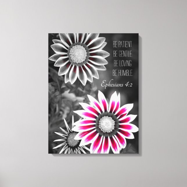 Ephesians 4:2 Wrapped Canvas (Front)