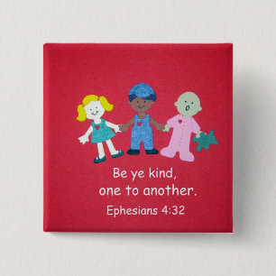 Ephesians 4:32 15 cm square badge