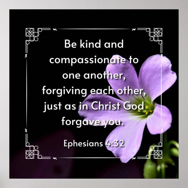 Ephesians 4:32 poster (Front)