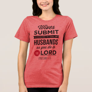Ephesians 5:22 Tri-Blend shirt