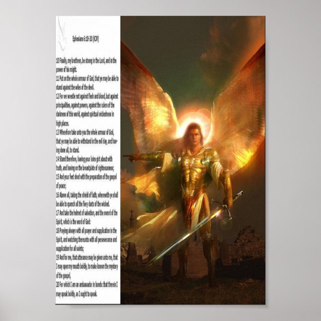 Ephesians 6:10-20 poster (Front)