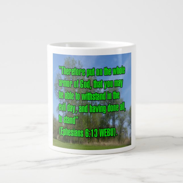 Ephesians 6:13 WEBU Mug (Front)