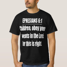 Ephesians 6:1 Children Obey Parents KJV Verse