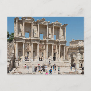 Ephesus Turkey Ruins Holiday Postcard