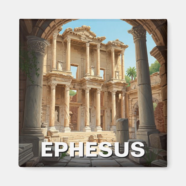 Ephesus Turkey Travel Magnet (Front)