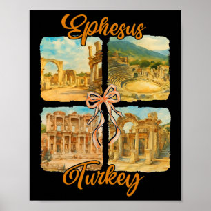 Ephesus Turkey Traveling Trip Coquette Ephesus Sou Poster
