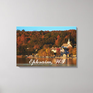 Ephraim, Wisconsin at Sunset Canvas Print