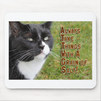 Epic Advice from a Cat Motivation Slogan Time Mouse Mat