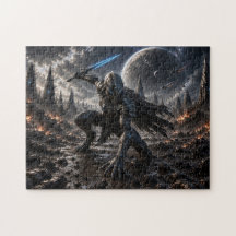 Epic Alien Knight in a Distant Galaxy