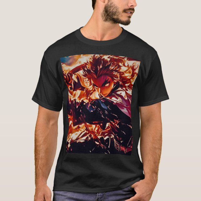 "Epic Anime Art: Signature Print Tee" T-Shirt (Front)