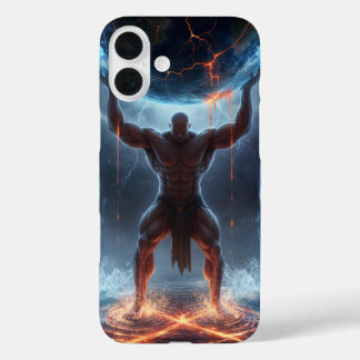 Epic Atlas Holding Planet iPhone 16 Plus Case