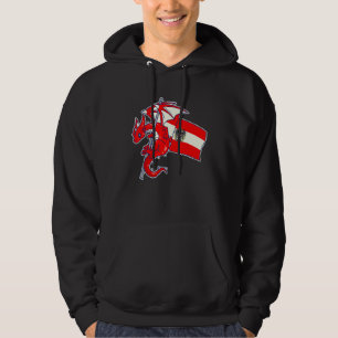 Epic Austrian Dragon Proud Austria Flag Hoodie